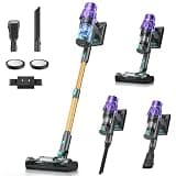 Cordless Vacuum Cleaner, 560W/50KPA/70Mins Vacuum Cleaners for Home with Auto Dust Detection/LED Touch Display, Stick Vacuum Cordless Rechargeable, Pet Vacuum for Pet Hair,Hardwood Floor,Carpet