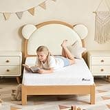 2 8 Inch Twin Memory Foam Mattress in a Box, Medium Firm Single Size Mattress for Kids Daybed, Washable Removable Cover & CertiPuR-US Certified, 75''L x 38''W White