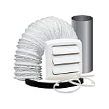 EXWTZW ProVent Bathroom Fan Vent Exhaust Hood Vinyl Duct