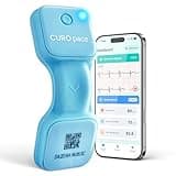 CUROpace Ultra-Thin Wearable Wellness Patch – Chest-Worn Body Signal Monitor with Heart Rate, Respiratory Rate & Skin Temperature Tracking, Continuous Monitoring or Quick Finger Check, App Connected