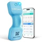 CUROpace Ultra-Thin Wearable Wellness Patch – Chest-Worn Body Signal Monitor with Heart Rate, Respiratory Rate & Skin Temperature Tracking, Continuous Monitoring or Quick Finger Check, App Connected