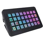 Zunate 2 Key Streaming Control Deck Stream Controller,32 LCD Keys Programmable Studio Controller Streaming Deck Macro Keyboard for PC Live and Content Creation (Black)