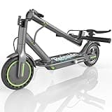 Roinside Scooter for Adults - 8.5" Solid Tires/350W Motor, 19 MPH Digital Display, up to 12 Miles Long-Range Commuting Folding E-Scooter with Dual Braking System, App
