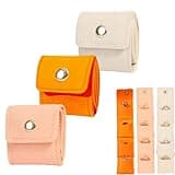 Fuoucsa 3PCS Mini Jewelry Bags, Mini Travel Jewelry Case, Jewelry Travel Pouch, Small Jewelry Bags Small Jewelry Organizer Foldable Multifunctional Travel Jewelry Pouch for Rings Earrings Necklaces