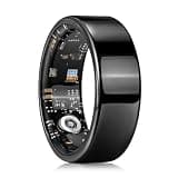 King Will 8mm Men's Black Rings, Polished Surface, Waterproof Wedding Band, Comfort Fit Size 9