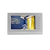 ZXFNVXC 7 Inch Video Door Intercom System with Camera, Unlock, Conversation, Waterproof, Easy Installation (Color : Set 1) (Single Monitor)