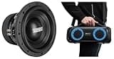 Sundown Audio SA-10 V.3 D2 Bundle: 10 in 3000-Watt Peak/1500-Watt RMS Dual 2-Ohm Car Subwoofer, Go Party D4 Large Portable LED Bluetooth Speaker, 2-Items