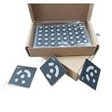 3D Scanner Positioning Targets Marking Point High Reflective 3D Scanner Target Point Accurate for 3D Scanning and Optical Tracking for Complex Details(12mm19mm(500 Points))