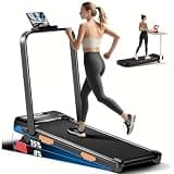 2-in-1 Folding Treadmill with Incline, Walking Pad for Home