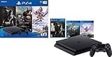 PlayStation 4 Slim 2TB Only on PlayStation Console Bundle | Bundle : God of War Game Voucher,Horizon Zero Dawn: Complete Edition Voucher,The Last of Us Remastered Game | Jet Black