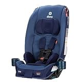 Diono Radian 3R, All-in-One Convertible Car Seat, Rear and Forward Facing, 10 Years 1 Car Seat, Slim Fit 3 Across, Blue Surge