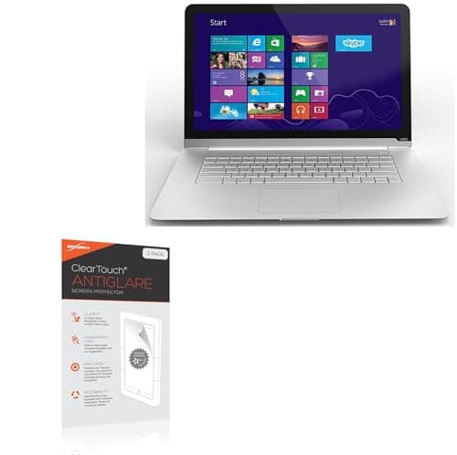 BoxWave Screen Protector Compatible with Vizio Thin and Light CT15 - ClearTouch Anti-Glare (2-Pack), Anti-Fingerprint Matte Film Skin
