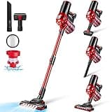 elezon A200 Cordless Vacuum Cleaner, Stick Vacuum with Powerful Suction, 38 Mins Runtime, Rechargeable Battery, HEPA Filter, Portable Lightweight Vacuum Cleaners for Home, Hard Floor, Pet Hair