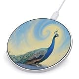Elegant Peacock Wireless Charger, Fast Charging Pad