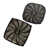 Square Air Fryer Grill Pan Round Non-Stick Air Fryer Mat Food Grade Air Fryer Grill Plates Air Fryer Accessories(1pcs-L)