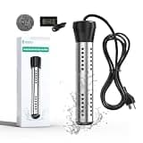 BSEED Immersion Water Heater Electric, 2000W Fast Heating Portable Water Heater with Anti-Dry Burn Protection, 304 S S Guard & LCD Thermometer, Heat 5 Gallons in Minutes for Camping, Bath & Small Pool