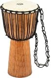 Meinl Percussion Djembe Drum 10" x 20" — NOT MADE IN CHINA — Professional Hand Carved Mahogany Drum with Goat Skin Head