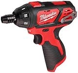 Milwaukee 2401-20 M12 12-Volt Lithium-Ion Cordless 1/4 in. Hex Screwdriver (Tool-Only)