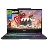 FuturBeast Customized Laptop, Created Using MSI Cyborg 15.6" 144Hz FHD IPS Gaming Laptop, GeForce RTX 5060, Core 7-240H, 16GB/32GB/64GB RAM, 512GB/1TB/2TB/4TB SSD, Backlit, Wi-Fi 6E, Win 11, Black