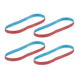 BANDFILE Belts, 0.38 in W, 0.10 in L, Coated, Ceramic, 120 GRIT, FINE, NOT Applicable,