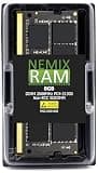 NEMIX RAM 8GB (1X8GB) DDR4 2666MHz PC4-21300 2Rx8 1.2V CL19 260-PIN Non-ECC SODIMM Compatible with QNAP RAM 8GDR4K0-SO-2666 NAS Memory