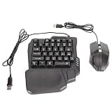 Omquot Gaming RGB Keyboard and Mouse Converter for Cellphones, Enhanced Accuracy, Wired/Wireless Connectivity for FPS Gaming, ABS Material