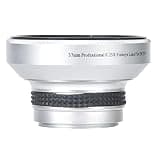 GYZOUKA Super Fisheye Lens 37mm 0.25X Attachment for Dramatic Wide Angle Shots and Macro Photography with 37mm Camera Lenses