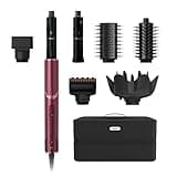 Shark FlexStyle | Air Multi-Styler & Drying System | Hair Dryer Brush for Blowouts with Coanda Auto- Wrap Curlers, Round & Paddle Brush, Diffuser & Concentrator Attachment | Black Cherry | HD457CR
