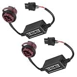 Generic 2pcs LED Error Canceller Decoder Adapter, 3157A Anti Hyper Flash Fix for Brake Backup Reverse Lights with CANBUS Load Resistor