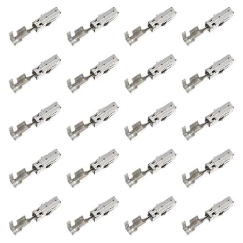 AS Axis Spindleon 20PCS 2.8mm Car Wiring Harness Pin Socket Terminal N10511501 Compatible with 1.5-2.5mm² Cable for Repair Cables