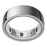 Oura Ring 4 - Silver - Size 8 - Sleep, Activity, Women’s Health, AI Advisor, Up to 8 Days of Battery Life, Size Before You Buy, Android & iOS Compatible