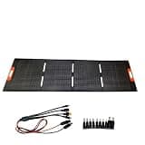 200W Foldable Solar Panel, Featuring high-Efficiency monocrystalline Cells; Lightweight and Ultra-Thin, Ideal for Boats, Balconies, Rooftops, Yachts, and Uneven Surfaces