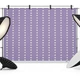 Purple Modern Backdrop 7x5ft Abstract Geometric Vertical Stripes Retro Photography Backdrop Photoshoot Background Tapestry Banner for Birthday Baby Shower Decoration Party Video Photo Studio Props