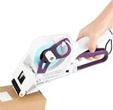 Handheld Label Applicator, Portable Barcode Applicator Gun Manual, Label Separator with Roller Release Design, Label Width 22-75mm & Multi-Shape Adaptation, for Cartons, Gift Boxes
