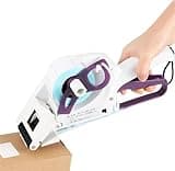 Handheld Label Applicator, Portable Barcode Applicator Gun Manual, Label Separator with Roller Release Design, Label Width 22-75mm & Multi-Shape Adaptation, for Cartons, Gift Boxes