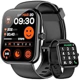 BOOOMIC Smart Watch with Alexa Built-in, 1.83" HD Touchscreen, Bluetooth 5.3 Calls/Notifications, Fitness Watch with Heart Rate/Sleep Monitor, 120+ Sports Modes, IP68 Waterproof Smartwatch (Black)