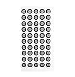 4 Sheets Reflective Logo 3D Scanning Reference Points Marking Sticker Film Marker Reflection Markers for Scanner Handheld for Complex Details