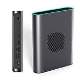 WEELIAO ONEXGPU 2:Ultimate eGPU with AMD Radeon RX 7800M,External Graphics GPU 12GB GDDR6, USB 4.0, HDMI 2.1, Dual DisplayPort 2.0, 330W GaN, M.2 2280 Storage Slot,Coming with OCuLink Cable