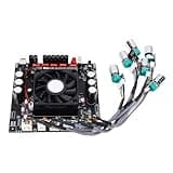 FTVOGUE 2.1 Channel BT Amplifier Board with Treble Bass Control, 200W Speakers and 400W Subwoofer for Home Theater and PC Audio Systems