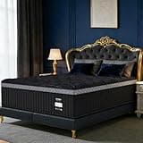 16 Inch Queen Size Mattress, Upgraded Luxury Hybrid Queen Mattress In A Box with with 7-Zone Support for Cool Night & Pressure Relief, Motion Isolation, Edge Support, Assembled in USA, Medium Firm