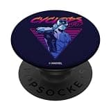 Marvel X-Men Cyclops Retro Neon Triangle PopSockets Standard PopGrip