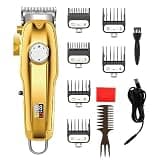 EOYLMIRL Mens Hair Clippers Professional Clipper All-Metal Rechargeable Trimmer for Barber Men Electric Beard Shaver Cutting Machine