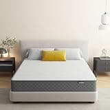 PurrJoys Firm Queen Mattress,10 Inch Hybrid Queen Size Mattress in a Box with Gel Memory Foam, Pocket Innerspring, Pressure Relief, Motion Isolation, Non-Fiberglass