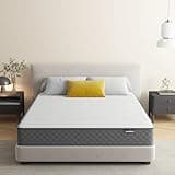 PurrJoys Firm Queen Mattress,10 Inch Hybrid Queen Size Mattress in a Box with Gel Memory Foam, Pocket Innerspring, Pressure Relief, Motion Isolation, Non-Fiberglass