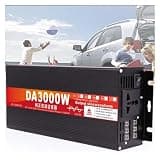 Power Inverter Pure Sine Wave 3000W/4000W/5000W Peak Power Inveter DC 12V/24V/48V/60V/72V to 110V/220V with LCD Display & USB Port, 2 AC Sockets for Cars/Outdoors/Travel/Home