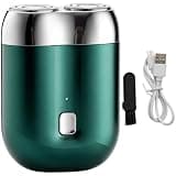 Electric Shaver, Portable Mini Shaver for Men, Double Head with Metal Adhesion, IPX6 Waterproof Wet and Dry Travel Shaver, 7500 RPM USB-C Rechargeable Trimmer for Home Car Travel