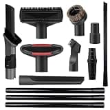 Alrens 12PCS Vacuum Attachments for Shark NV752 NV751 NV650 NV680 NV800 & Rocket HV320 HV300, Vacuum Accessories with 2-in-1 Crevice Tool and 3PCS Vacuum Extension Wands