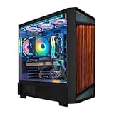 HYPER CYBER Terra Gaming PC Desktop Computer, AMD Ryzen 9 9950X3D, RTX A5000, 64GB DDR5, 4TB SSD, Tower Fan Black, Windows 11 Home, RGB Lighting, WiFi, Ready to Use