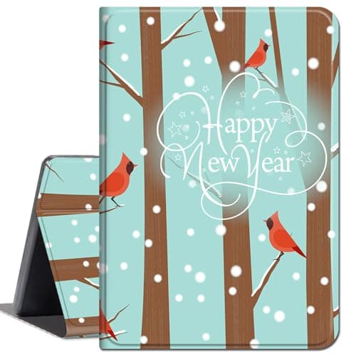 Case for Lenovo Tab P11 Plus 2021 / Tab P11 2020 11-inch,Slim Lightweight Smart Shell Stand Cover with Auto Wake/Sleep Case for Lenovo Tablet (TB-J616F/J616X/J606F / J606X),Happy New Year/Tree