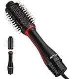 REVLON One-Step Volumizer Plus Hair Dryer and Styler | More Volume, Less Damage, and More Styling Control for Easy and Fast Salon-Style Blowouts, Plus Travel Friendly (Black)
